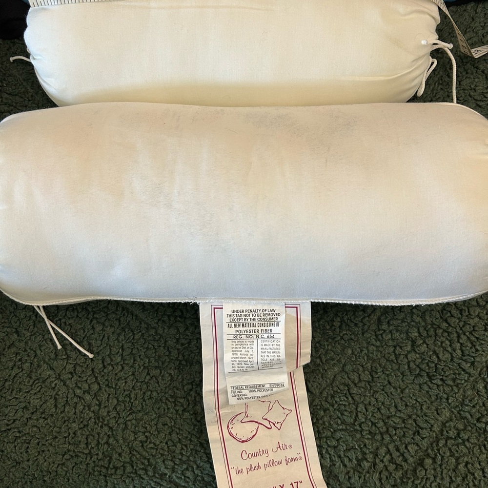 White Bolster Pillow forms
